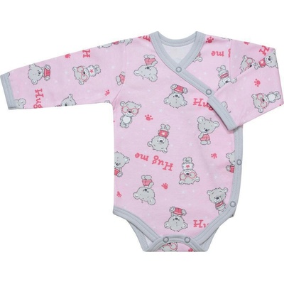 ESITO Detské body zavinovacie Teddy bears Ružová