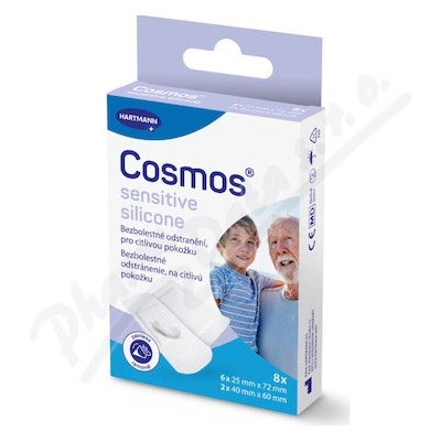 Cosmos sensitive silicone ultra jemná 2 vel. 8 ks