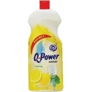 Prostriedky na ručné umývanie riadu Q-Power na riad Citrón 1 l