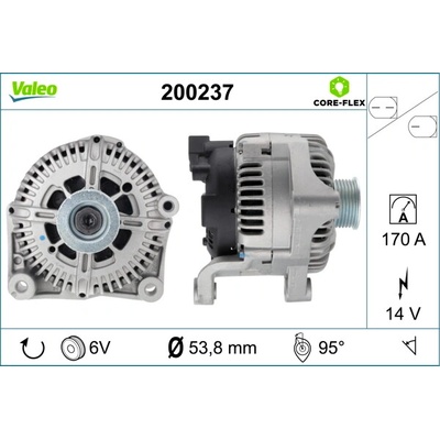 VALEO Alternátor 200237