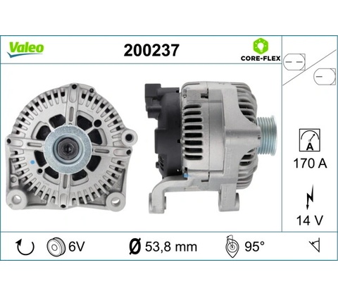 VALEO Alternátor 200237