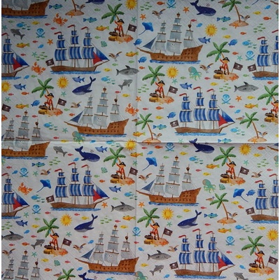 Home fashion obrúsky Pirátské 33x33cm