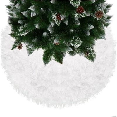 Springos Koberec pod vianočný stromček 72 cm biely