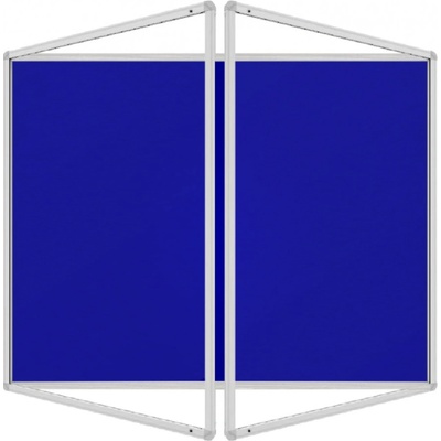Allboards Textilní vitrína v hliníkovém rámu - 240 x 120 cm