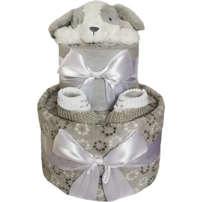 Brumlík plenkový dort dvoupatrový Štěňátko – Zboží Mobilmania