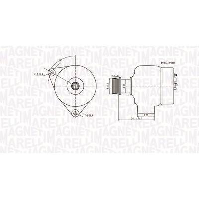 Alternátor MAGNETI MARELLI 063731138010
