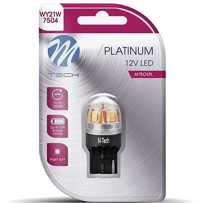 m-tech LED LB828 WY21W 15xSMD2835 CANBUS Amber крушка (LB828Y-01B)