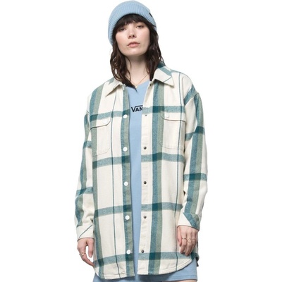 Vans Hal Plaid Shacket Marshmallow