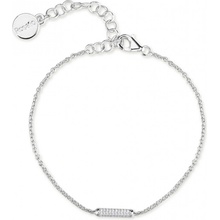 Rosato Minimalistický strieborný náramok so zirkónmi Bianca RZBI64