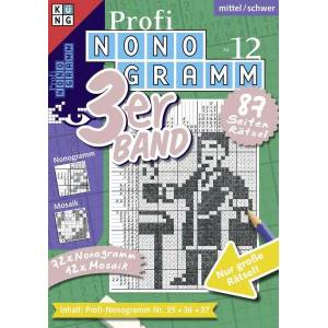 Profi-Nonogramm 3er-Band. Nr. 12. Nr. 12 | Conceptis Puzzles (ISBN: 9783906238678)