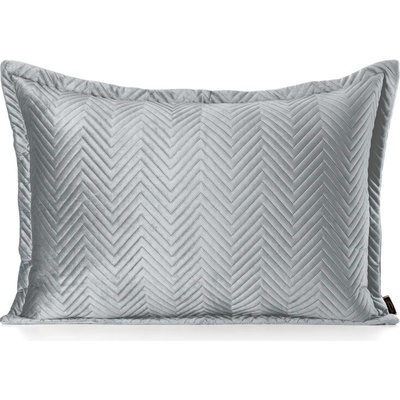 Takoy PREMIUM Povlak na polštář SIMONA z měkkého a matného sametu prošívaný do vzoru rybí kosti -HF-468064 | 50 x 70 cm