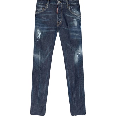 DSQUARED2 Skater Pocket Blue džíny Tmavě modrá