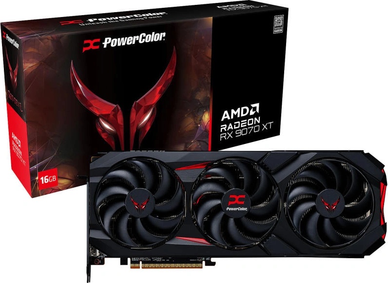 PowerColor Radeon RX 9070 XT Red Devil 16GB GDDR6 256bit (RX9070XT 16G-E/OC)
