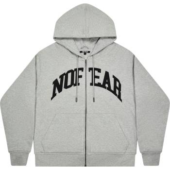 No Fear Mens Padded Zip Up - Grey Marl