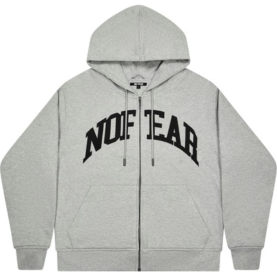 No Fear Mens Padded Zip Up - Grey Marl