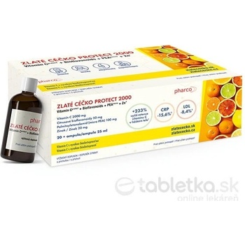 Zlaté Céčko Protect 2000 20 ks x 25 ml ampulky