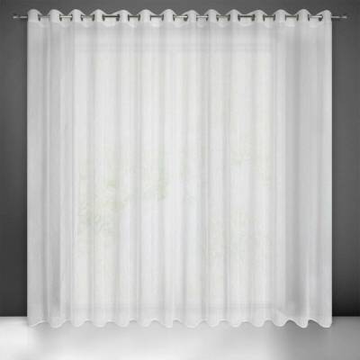 EUROFIRANY ZÁCLONA NA KROUŽCÍCH CARLA 300 CM X 250 CM CM BÍLÁ