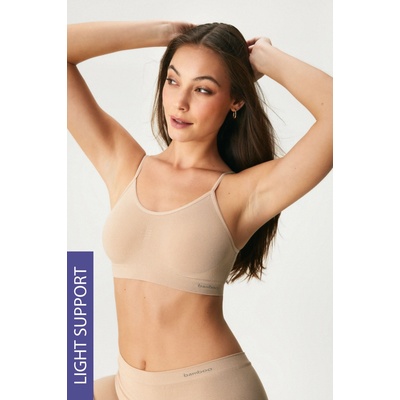 Astratex Bamboo Nature Bralette bezšvová II béžová