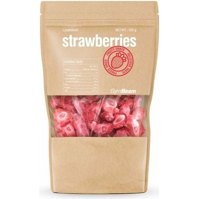 GymBeam Lyofilizované jahody 30 g – Sleviste.cz