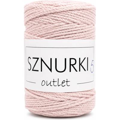 Bobbiny Macrame sznurki outlet - (1,5mm) Macrame sznurki outlet - (1,5mm): Pastel pink