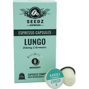 CoffeeSeedz Espresso Seedz Lungo Биоразградими Съвместими Капсули Nespresso - 10бр