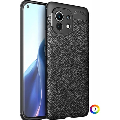 Xiaomi Mi11 Удароустойчив Litchi Skin Калъф и Протектор