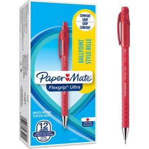 Newell Химикалкa Papermate Flexigrip Ret, М 1mm, червен (10074-А-ЧЕРВЕН М)