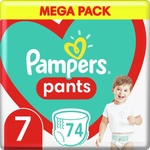 Pampers Pants Размер 7, гащички, MB, 74 бр (8006540069622)