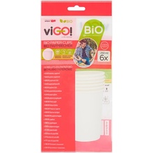 viGO! BIO Papierový kelímok biely 250ml, , laminácia