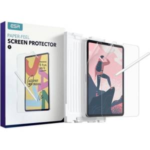 ESR IPAD Pro 12.9 (2022) ESR PAPER FEEL защитно фолио за цял екран 2бр, хартиен ефект + рамка, TRANSFER GP-163189 (GP-163189)