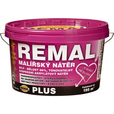 BARVY A LAKY TELURIA REMAL Plus 7,5 kg bílá