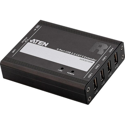 Aten UCE32100 USB konektor rj45 100m černý