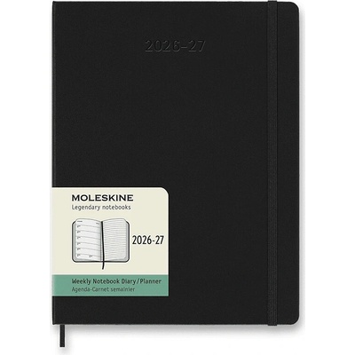 Moleskine B5 týdenní 2026-27 černý – Hledejceny.cz