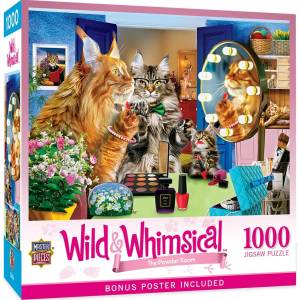Masterpieces - Puzzle Wild & Whimsical - The Powder Room - 1 000 piese