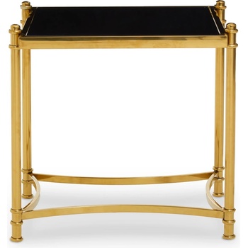 Premier Housewares Маса за съхранение със стъклен плот 50x56 cm Ackley - Premier Housewares (5527700)