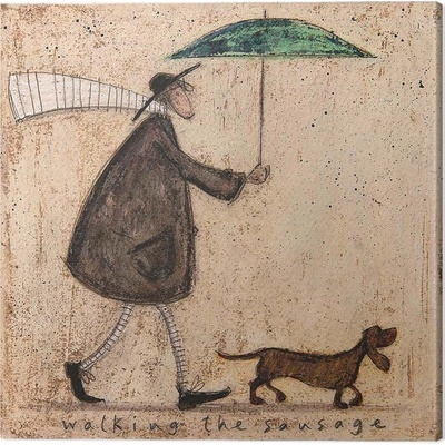 Obraz na plátne Sam Toft - Walking the Sausage, 2 - 40×40 cm