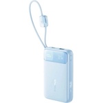 Baseus Външна батерия с вграден USB-C и Lightning кабел и USB-C, USB-А портове - Baseus EnerFill FC11 Power Bank With USB-C And Lightning Cable 22.5W 20000mAh (син) (E0027S06)