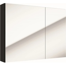 STILLA zrkadlová skr. 80x60x15 čierna STILLAE08004