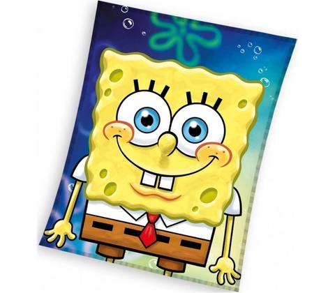 Carbotex · Detská fleecová deka SpongeBob