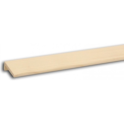 Rohová lišta č.126 - 10 mm x 40 mm, 3 oblé hrany " L", smrková, ŠL1040B