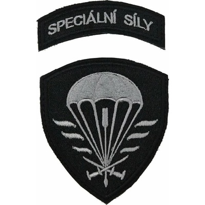 Textilní nášivka Speciální síly - černá, A.C.M.