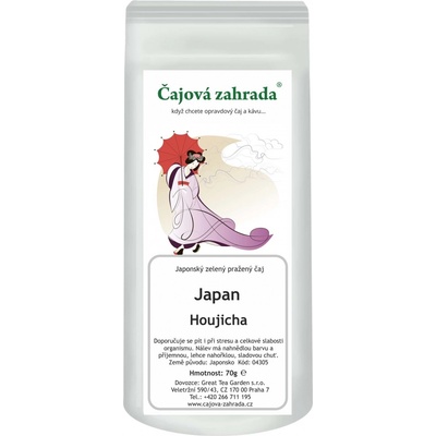 Čajová zahrada Japan Houjicha Roasted zelený čaj zelený čaj 70 g