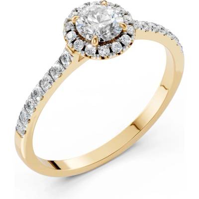 Cara Diamanti Пръстен Cara Diamanti Златен С Диамант 0.50+0.29ct Gia Сертификат K101-10095Y (5.1) (K101-10095Y (5.1))