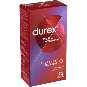 Durex Feel Intimate - тънки презервативи - 12 броя - desirel