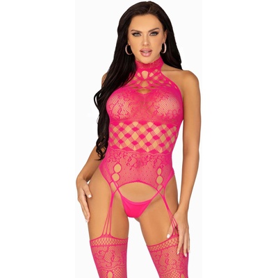 Leg Avenue Високото гърло Halter чорапогащник тяло