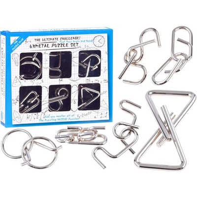 JOKO Kovové hlavolamy 6 ks