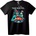 NOONEBRAND Психеделична тениска на Лудия Шапкар - 2XL, Black