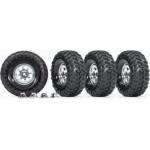 Traxxas колело 1.9", джанта класически хромиран, гуми Canyon Trail (4)