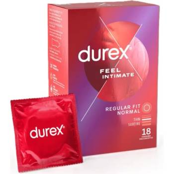 Durex 18 бр. Тънки презервативи Durex Feel Intimate