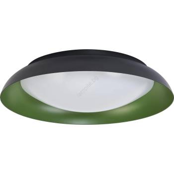 OSRAM - димируем LED плафон ORBIS PLATE LED/45W/230V Ø48 см, зелен/черен (P227659)